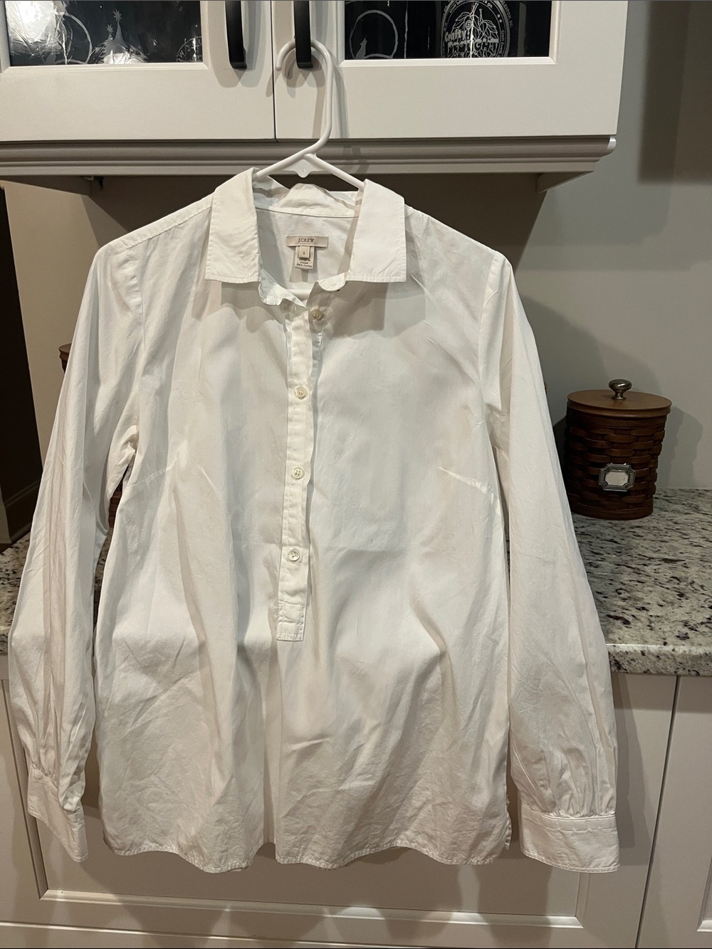 Classic White womens Button-Up Shirt